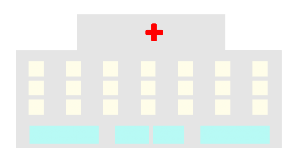 病院建物イラスト